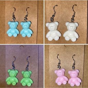 ☀️3/$12☀️ Teddy Bear Charm Earrings